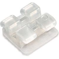 Aesthetic orthodontic bracket ClearVu®ceramictransparent