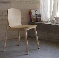 Contemporary chair ONAindoorashbeech