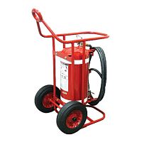 Halon fire extinguisher B673 for airportfor aircraftwheel-mounted
