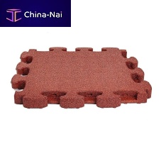Impact-resistant flooring PUZZLE 3D rubberfor outdoor usefor playground