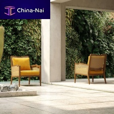 Traditional armchair EVAvelvetashwith removable cushion
