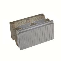 Polystyrene formwork block B-HI35/12+19 for wallfloorinsulating