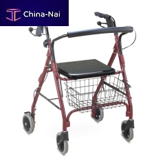 4-wheel mobility walker NWC-12height-adjustablewith seat