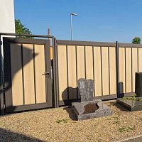 WPC garden gate