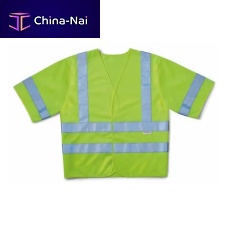 Yellow first aid vest Scotchlite