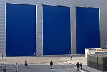 Folding hangar door Saildoor®wind-proof