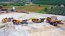 Mobile crushing and screening plant jawcrawlerstone
