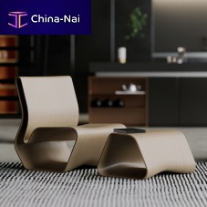 Contemporary armchair ESKERresinresinwith footrest