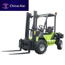 Diesel forklift truck TW12ride-onnarrow-aisleexterior