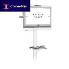 Optotype chart monitor remote-controlled