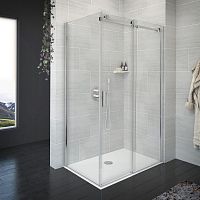 Fixed shower screen ARTEGO D+Wslidingcornertempered glass