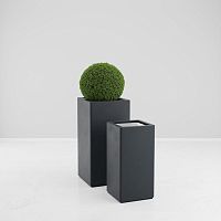 Polyester plant pot CHLORISfiberglassresinsquare