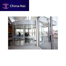 Security revolving door Besam RD3L seriesfor airport