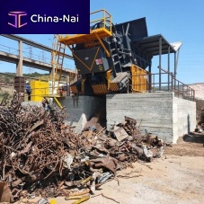 Inclined shear IS 1100electro-hydraulicfor scrap metalguillotine
