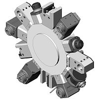Static tool holder VDIboring bar