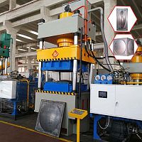 Hydraulic press formingdeep drawingcutting