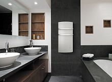 Electric towel radiator MIRO BLANC1001 w...1500 wdesignglass