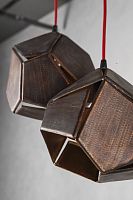 Pendant lamp CUBICOsteelcontemporarycorded
