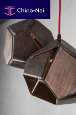 Pendant lamp CUBICOsteelcontemporarycorded