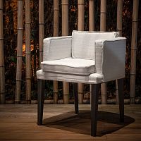 Design chair KEY LOwindoorfabricsolid wood