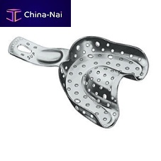 Partial denture dental impression tray 28.601 seriesperforated