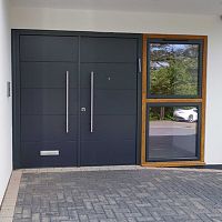 Double leaf door 883entrygalvanised steelswing