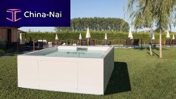 Built-in hot tub YUI above-groundrectangular3-seater