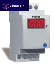 Digital ammeter DIN rail