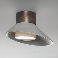 Contemporary ceiling light CHAPEAU!roundblown glassaluminum