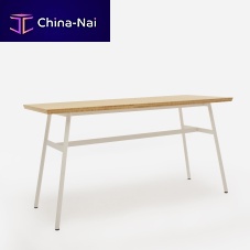 Contemporary high bar table TIMELINE oaksolid woodash