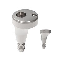 Titanium healing abutment Sub. Volume-up internal hexagonconicalanatomical