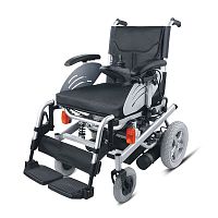 Electric wheelchair WG123outdoorwith legrestgray