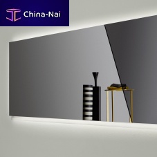 Wall-mounted bathroom mirror APICEcontemporaryrectangularbronze