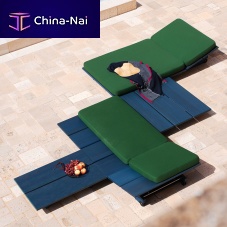Contemporary sun lounger EOLIE 008fabricirokogarden