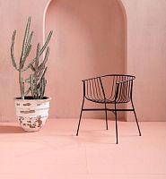 Contemporary garden chair JEANETTEoutdoorfabricleather