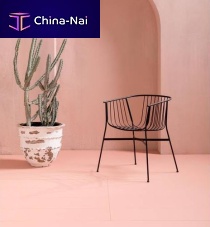 Contemporary garden chair JEANETTEoutdoorfabricleather