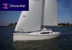 Cruising-racing sailboat WINNER 8 twin rudders