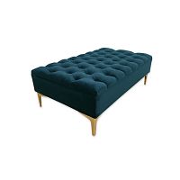 Traditional ottoman ANASTASIAfabricwoodencustomizable