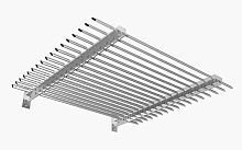 Aluminum solar shading SONAL D : HS-H-080-FHfor facadefor roofwindow