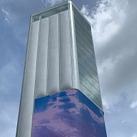 Panel cladding TEN SQUARE CAR VENDING MACHINE SINGAPORETexlon® ETFEvertical3D