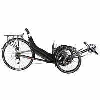Crank-propelled recumbent trike Trike JC70adultaluminumblack