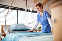 Hospital bed protective sheet cotton