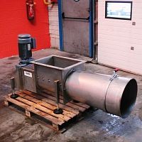 Rotor crusher-compactor horizontalstainless steel