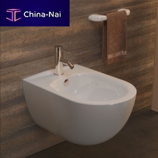 Wall-mounted washbasin NAUTILUSceramiclimestonesemicircular