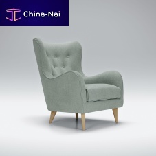 Traditional armchair POLAfabricwoodenwing