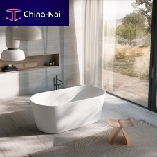 Oval bathtub ALCHEMYfree-standingfor homescontemporary